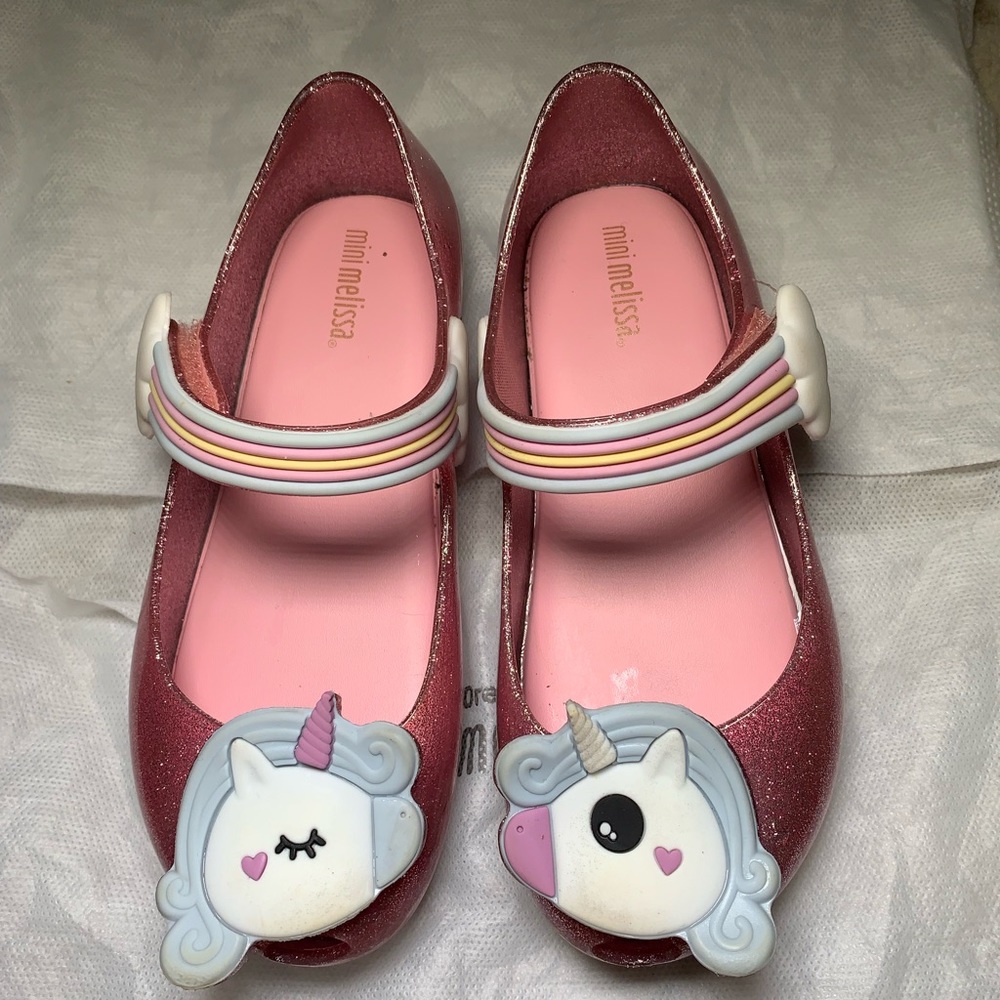 Mini Melissa - Unicorns - Size 11 - Used